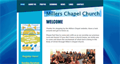 Desktop Screenshot of millerschapel.org